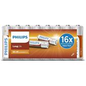 Baterie Philips R6L16F/10 AA 16 ks