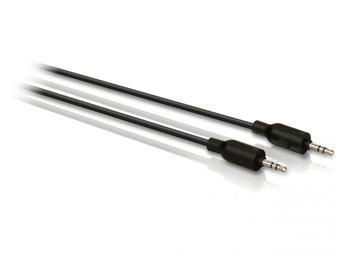 Kabel stereofonní Philips SWA2529W/10, černý, 1,5 m