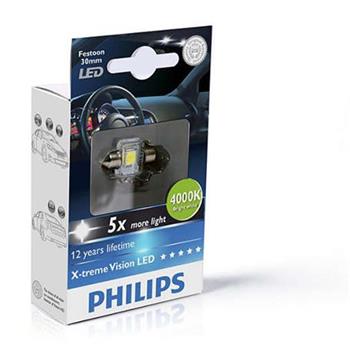 PHILIPS C5W 30 mm LED 4000K