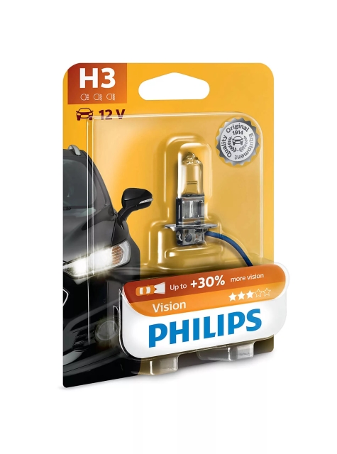 Autožárovka H3 Philips 12336PRB1, Vision, 1ks v balení