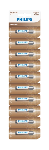 Baterie Philips LR03AL10S/10 Entry Alkalická AAA, 10ks