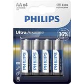 Baterie Philips LR6E4B/10 Ultra Alkalická AA 4ks