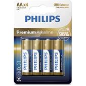 Baterie Philips LR6M4B/10 Premium Alkalická AA 4ks