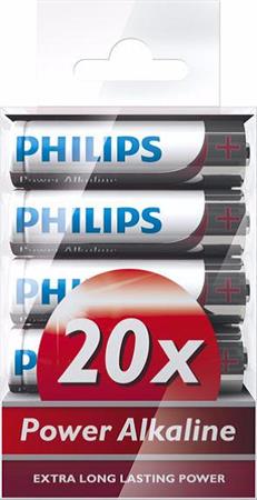 Baterie Philips LR6P20T/10 Power Alkalická AA 20ks