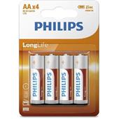 Baterie Philips R6L4B/10 LongLife 4x AA (1,5V)